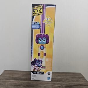 STAR WARS Young Jedi Adventures LYS Solay Purple Electronic Lightsaber NWT
